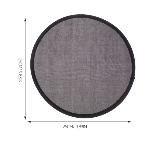 15Pièces Éventail Main Pliable Rond Noir Et Portable 2