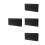 4Pièces Cache-Vent ABS Noir Pour Plafond Rv Ventilateur D'échappement 10