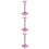 3Pièces Support Suspendu Rose Simple Pour Casques Audio 6