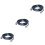 3Pièces Câble Bnc Rg58 95% Blindage Noir Pour Antenne 5
