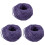 3Pièces De Jute Violet Pour Artisanat, Cadeaux Événements 2