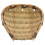 4Pièces Mini Panier Artisanal En Bambou Suspendu Décor École Multi 2