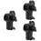 3Pièces Pivot Réglable Support Projecteur ABS Noir Stable Durable 7