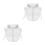 2Pièces Bijou Détachable Coton Femme 6