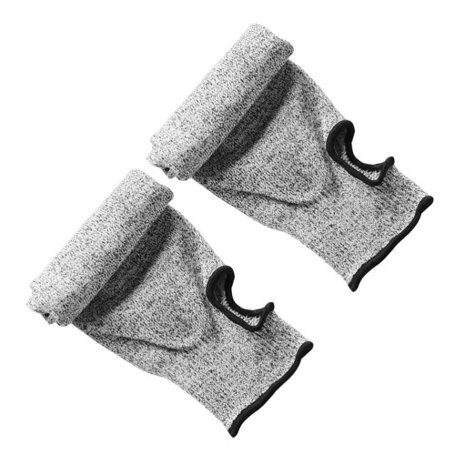 3Paires Protège-Bras Anticoupures Hppe Gris Pouce Ouvert