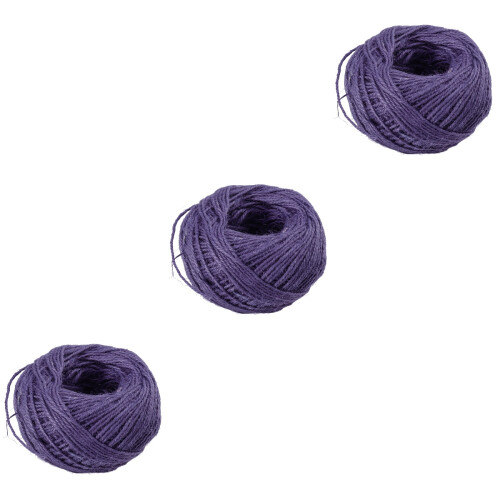 3Pièces De Jute Violet Pour Artisanat, Cadeaux Événements 2