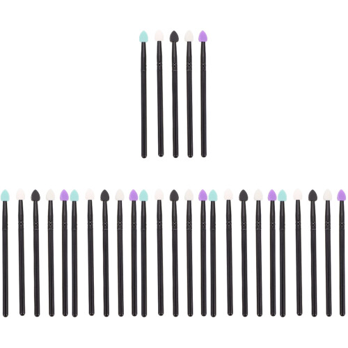 30Pièces Pinceaux Cosmétiques Silicone Usage Domestique 2