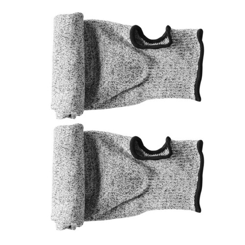 3Paires Protège-Bras Anticoupures Hppe Gris Pouce Ouvert 1