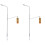 2Pièces Feu De Miniature Pour Décor Métal ABS 4