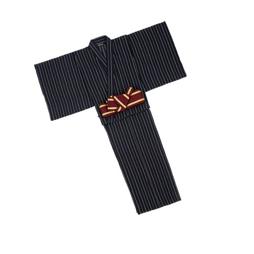 2Pièces Vêtement Samouraï Noir Kimono Style Costume Original 1