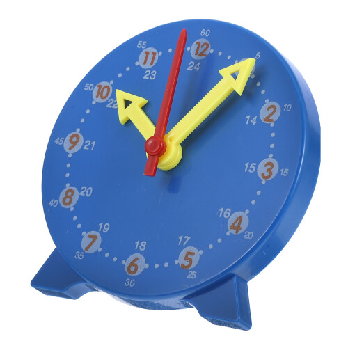 3Pièces Décorative Bleue Apprentissage Temps Pile 1