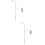 2Pièces Feu De Miniature Pour Décor Métal ABS 9