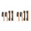 8Pièces Accessoires Billard Beige En Nylon Pour Nettoyage Table 7