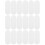 18Pièces Patchs Oreilles Blancs Peva Collants Verticals Pour 10