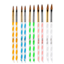 6Ensembles Nail Art Nylon Mélangées Pour Design Ongles