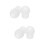 2Paires Pièces Détachées Stéthoscope Silicone Blanches Adaptables 9