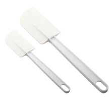 8Pièces Spatules Racloirs Silicone Blancs Cuisine