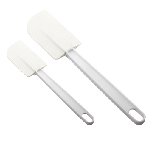 8Pièces Spatules Racloirs Silicone Blancs Cuisine