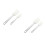 8Pièces Spatules Racloirs Silicone Blancs Cuisine 8