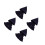 4Pièces Cape Mini Pour 17Cm Bleu Costume DIY 9