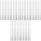 54Pièces Bracelet Bangle Vide Argent Acier Pour Fabrication DIY 3