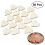 100Pièces En Bois Khaki Pour Mariage, Scrapbooking Artisanat 1