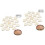 100Pièces En Bois Khaki Pour Mariage, Scrapbooking Artisanat 4