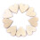 100Pièces En Bois Khaki Pour Mariage, Scrapbooking Artisanat 11