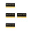 4Pièces Panneaux De En Noir Design Élégant 9