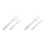 8Pièces Spatules Racloirs Silicone Blancs Cuisine 4