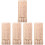 5Pièces Décorations Bois Sculptées Khaki Appliques Coins Élégants 7