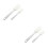 8Pièces Spatules Racloirs Silicone Blancs Cuisine 7