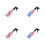 4Pièces Spray Vaporisateur Plastique Vintage Usage Multiple 10