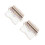 2Pièces Piano Doigt Transparent Kalimba 17 Touches Compact 4