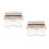 2Pièces Piano Doigt Transparent Kalimba 17 Touches Compact 9