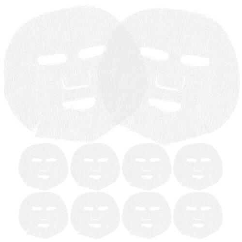 100Pièces Masques Tissu Facial Hydratants Pour Usage