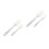 8Pièces Spatules Racloirs Silicone Blancs Cuisine 3