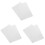 6Pièces Petits Tableaux Blancs Effaçables Pour Apprentissage Plastique 4