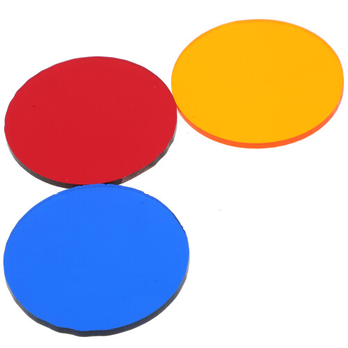 18Pièces Plaques De Correction Couleurs Plastique École Apprentissage 2