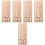 5Pièces Décorations Bois Sculptées Khaki Appliques Coins Élégants 6