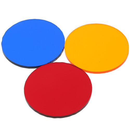 18Pièces Plaques De Correction Couleurs Plastique École Apprentissage 1