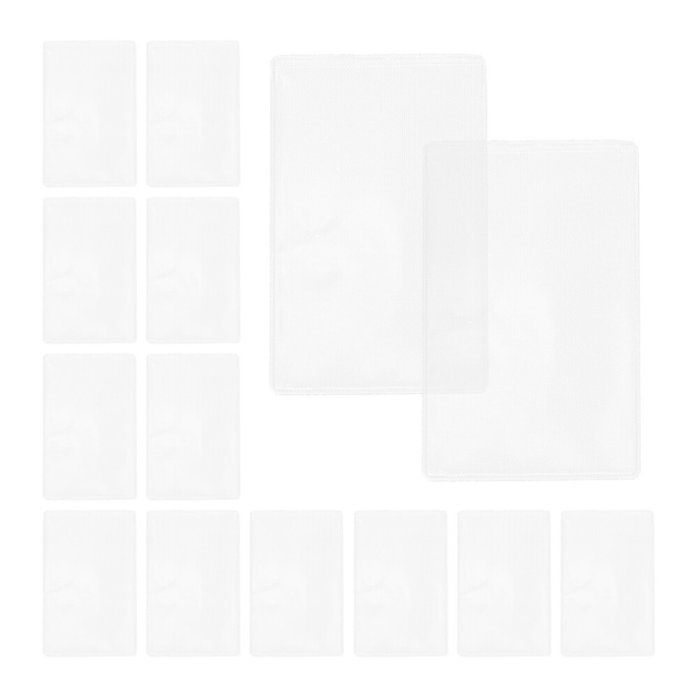 250St Transparante Badgehoezen Slanke Plastic Beschermers Voor Kaarten-image