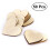 100Pièces En Bois Khaki Pour Mariage, Scrapbooking Artisanat 8