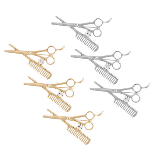 24Pièces Broches Costume Coiffeur Métal Assorti Accessoires Mode 2