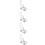 4Pièces Clips Fixation Aluminium Argenté Maintien Sécurisé 7