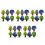 30Pcs Interlocking Wooden Trees for Small Train Track Kid Play Decor 6