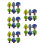 30Pcs Interlocking Wooden Trees for Small Train Track Kid Play Decor 8