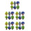 30Pcs Interlocking Wooden Trees for Small Train Track Kid Play Decor 4