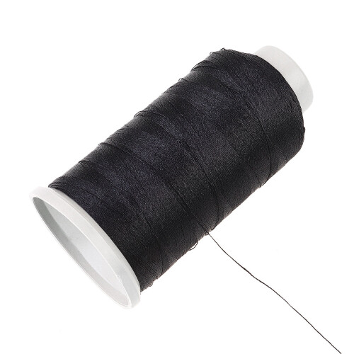 2Pièces Fil Couture Polyester Noir Robuste Pour Quilting Surpiqûre 2