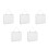 5Pièces Tableau Effaçable Portable Beige Pour Notes Et Messages 4